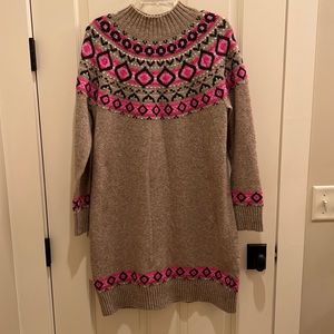 Loft Holiday Sweater Dress